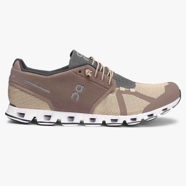 ON Cloud Mens - Men's Road Running Shoes NZ-10526 Clay/Sand